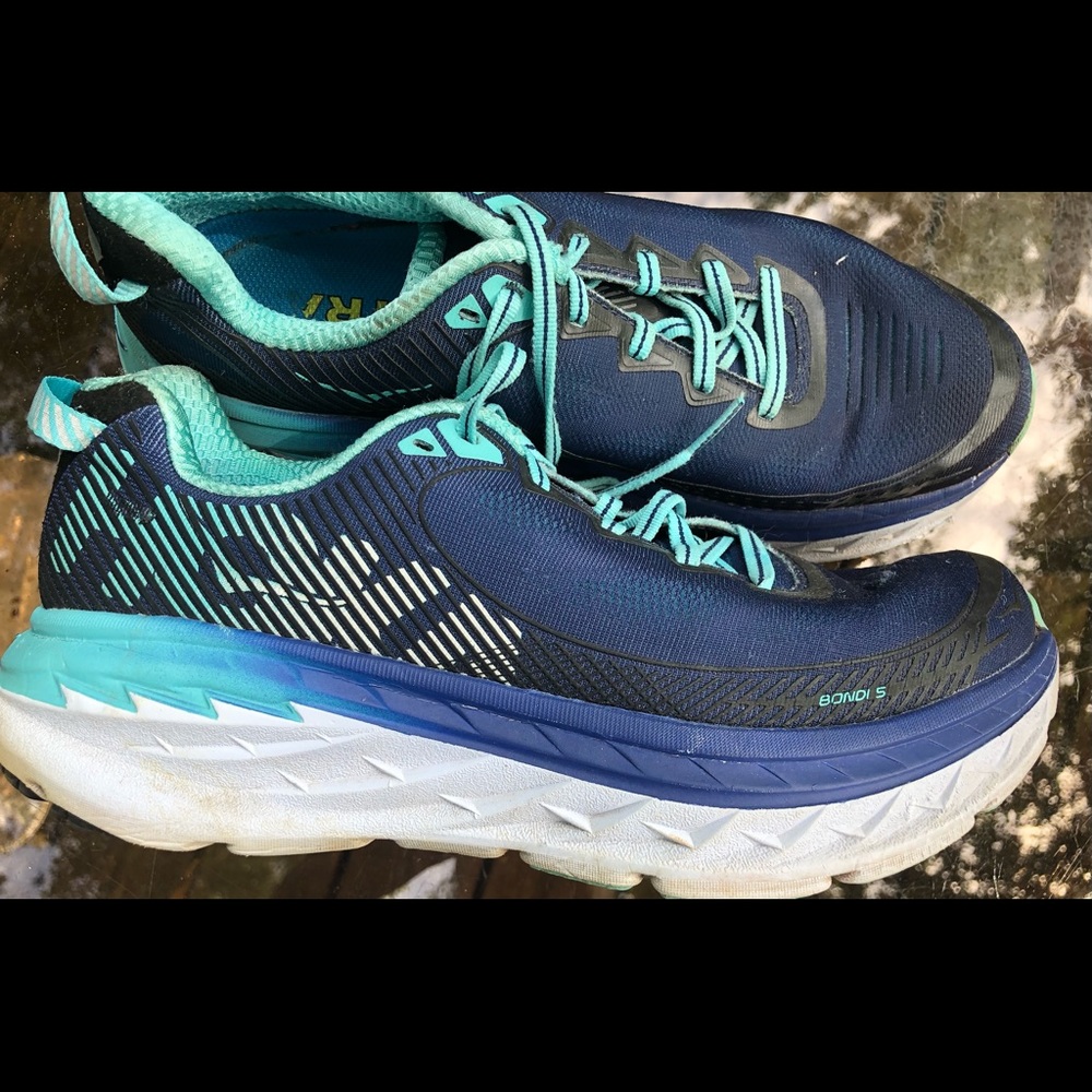 Hoka Bondi 5 size 8.5 navy blue